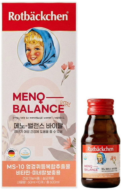 로트벡쉔 메노 밸런스 바이탈 60mlX10병, 60ml, 1박스