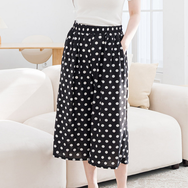 아킵 8부 바지 냉감 시원한 홈웨어 냉장고 잠옷 팬츠