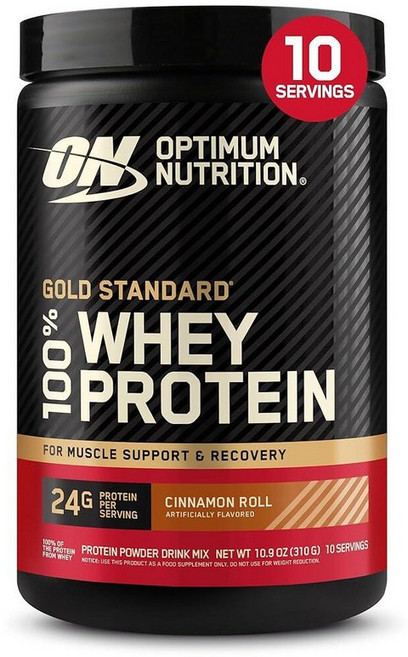 Optimum nutritiON 온 NutritiON GOLD 골드 STAND &ARD 스탠다드 100% 유청 단백질 파우더 더블 리치 초콜릿 0.3kg(0.6파운드) (1, 310g, 1개