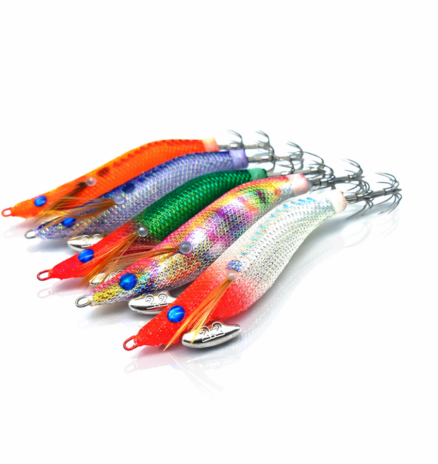 백경 이카 플렉스 에기 한치 갑오징어, 01 레드헤드, 2.2호, 1개