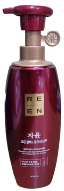 리엔 자윤 모근강화 중건성 샴푸, 400ml, 4개