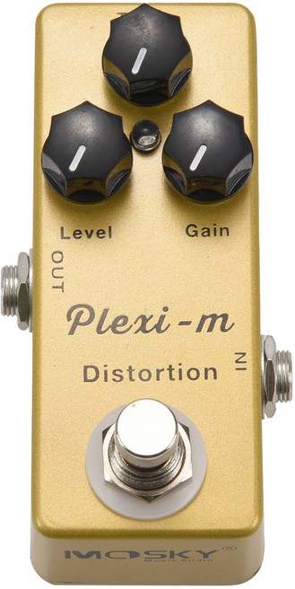 Mosky Plexi-M 전기 기타 왜곡 효과 페달 기타 부품 Full Metal Shell True Bypass