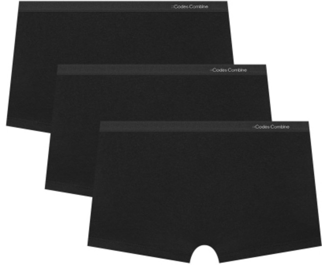코데즈컴바인 CODES COMBINE INNERWEAR [3PACK] 모달 여성 극세사밴드 사각팬티 CEWPT751_3PACK 287622