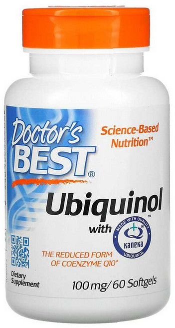Doctor's Best Ubiquinol with Kaneka QH 100mg 60정, 1개