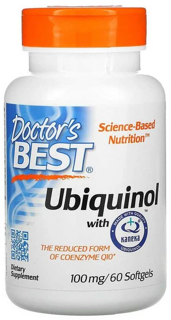 Doctor's Best Ubiquinol with Kaneka QH 100mg 60정, 1개 - 쿠팡