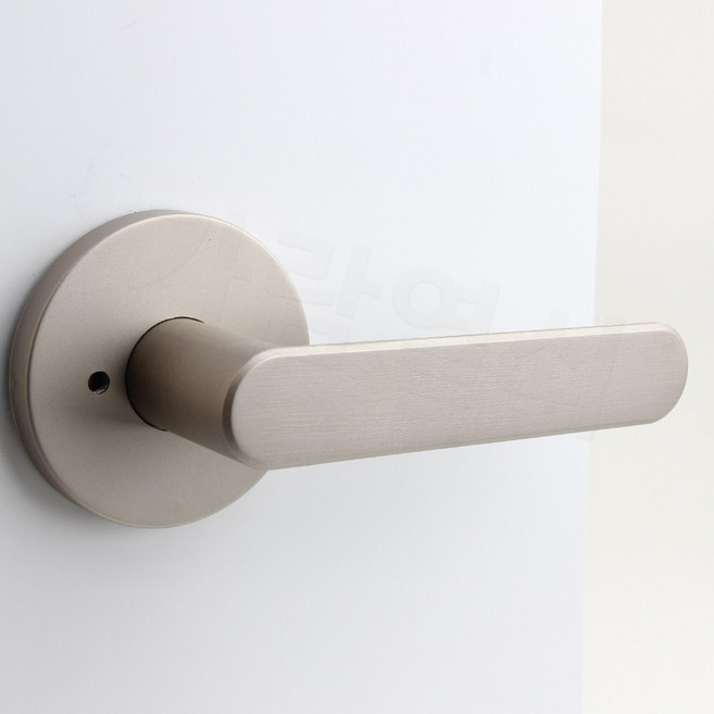 GDK2201 방문손잡이 욕실 레버 버튼형 잠금 교체, 고객직접설치, TL-2201(그레이), GDK2201(그레이 무광), 1개