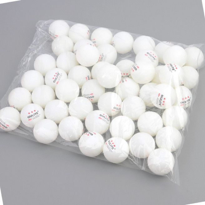 라지볼 탁구공 연습 시합 규격 ABS소재 50입, 주황색