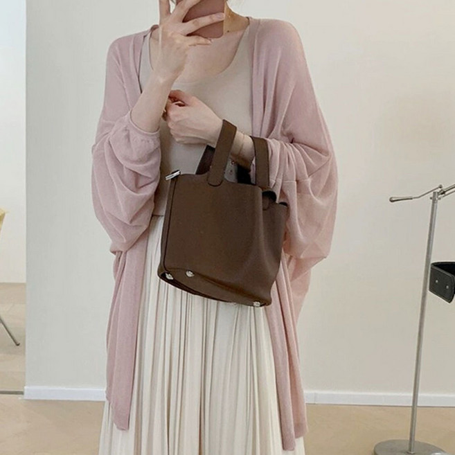 마이클로젯 MC0132 가오리핏 하늘하늘 니트 가디건