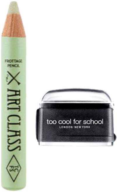 too cool for school 臥蠶筆 臥蠶神器 立體輪廓眼影筆 打亮, 原廠黑削筆器+20 Misty Green, 1個