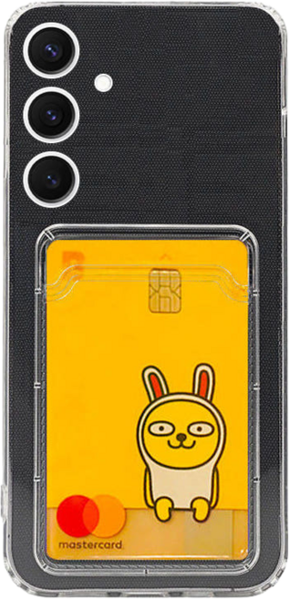 풀커버 투명 카드 케이스