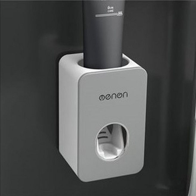 루아르모 자동 치약 짜개 디스펜서, 그레이, 1개