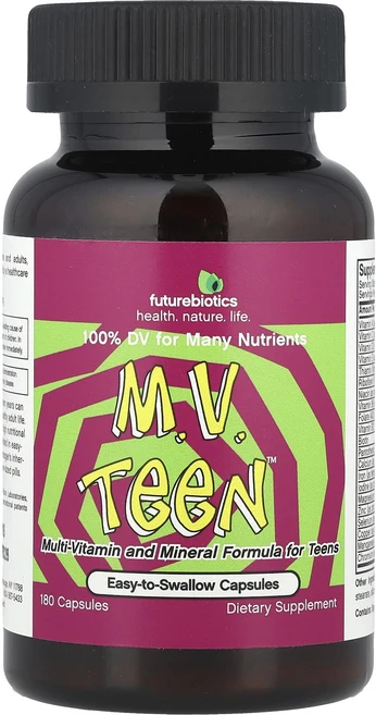 몸관리하세요 겨울입니다 Futurebiotics M.V. 틴 180 캡슐 특별관리진행, Futurebiotics MV 틴 180 캡슐, 1개 - 쿠팡