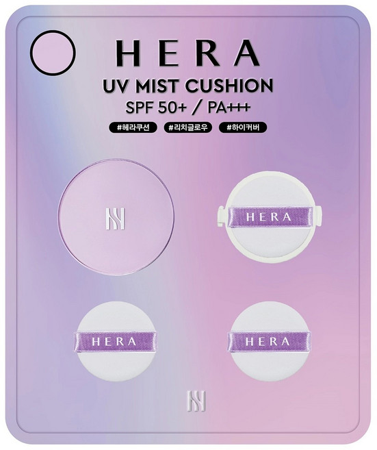 헤라 UV 미스트 15gx2 [본품+리필+퍼프] 쿠션 파운데이션 15g, 21N1바닐라, 1개