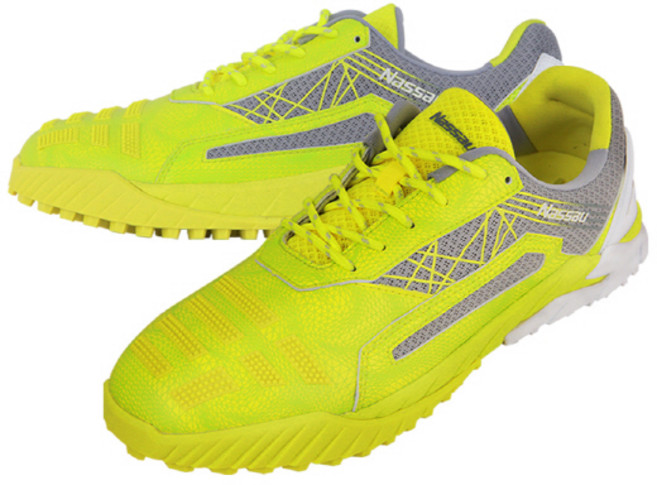 낫소 QSPTS TS-300 족구화 옐로우 돌기 패치로 공의 회전력 향상 및 공격력 강화