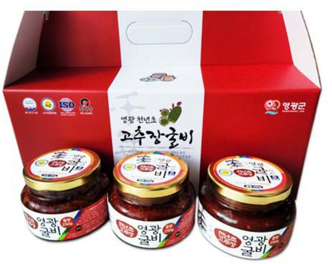 영광 천년초 고추장굴비, 1개, 영광 천년초 고추장굴비 (유리병) 750g
