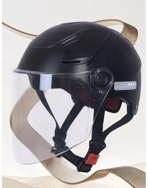 특대형 헬멧 80cm 반모 스쿠터 큰 안전모 6XL 초대형 6XL(80cm이내) 그레이 투명롱미러 1개, 6XL(80cm이내) × 그레이 투명롱미러 × 1개