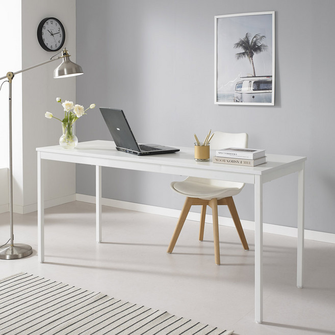 프리메이드 컴퓨터 책상 철재 1인용 서재 사무용 게이밍 학생 거실 책상