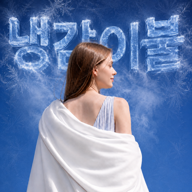 에그룸 냉감이불 -7도 딥 쿨링 냉감사100% 양면 여름 컴포터