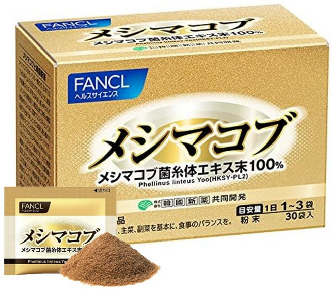 판클 상황버섯 균사체 추출분말 1100mg x 30포입 메시마코브