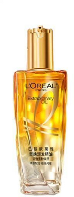 巴黎萊雅 奇煥潤髮精油 適合多種髮質 100ml, 1個, 金色,100ml