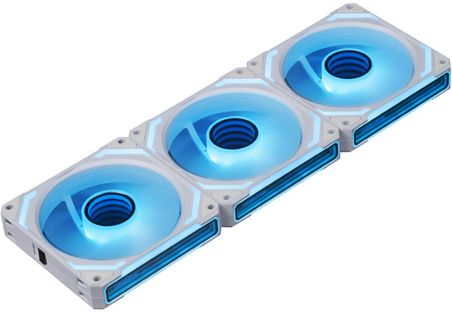 페이버컴퓨터 Asiahorse COSMIQ ARGB 120mm 데이지체인 PC 모듈팬, 3개, 화이트, COSMIQ 리버스