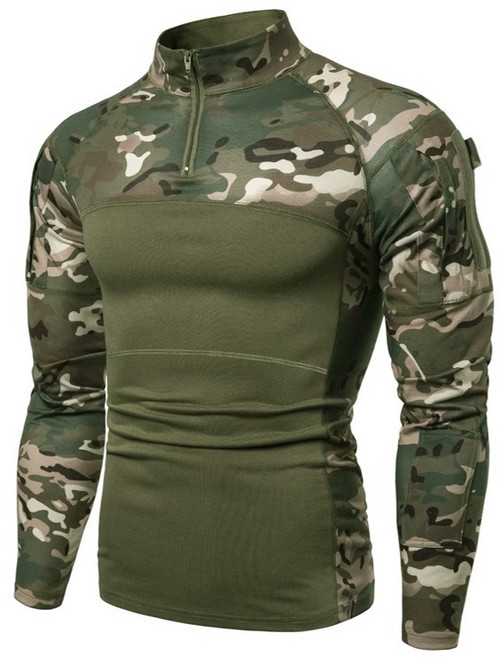 밀리터리 전술티 긴팔티 컴뱃 카모 아미 군복