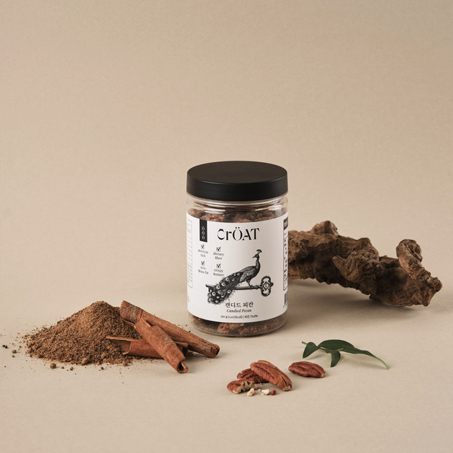 CrOAT 크로트 캔디드 피칸 보틀, 170g, 1개