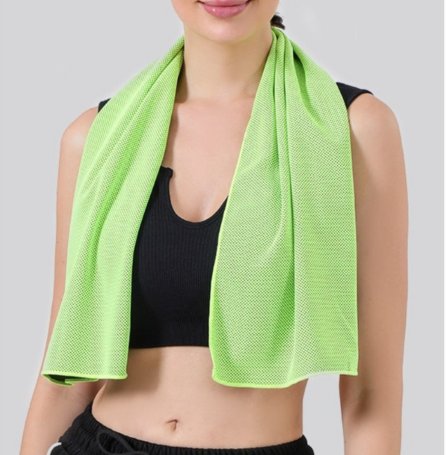 초경량 스포츠 냉감 쿨타올, 3개, 그린