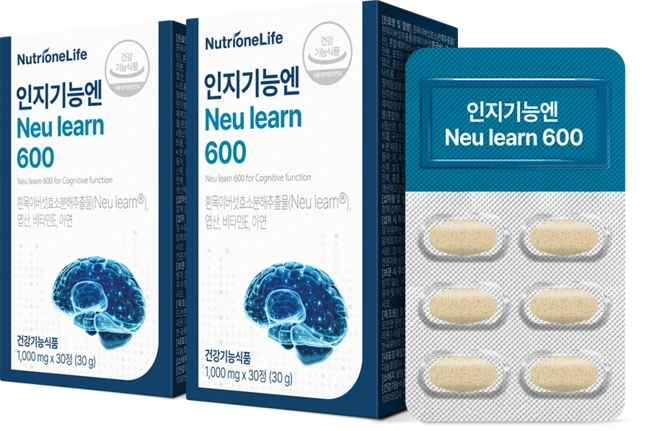 [무료배송/오늘출발] 뉴트리원 인지기능엔 뉴런 Neu learn 600 비타민E 인지력 개선, 2박스, 30정 - 쿠팡