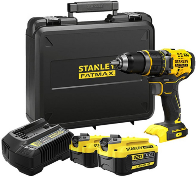 스탠리 SBD720M2K 충전 드릴 드라이버 20V 배터리 2개 세트