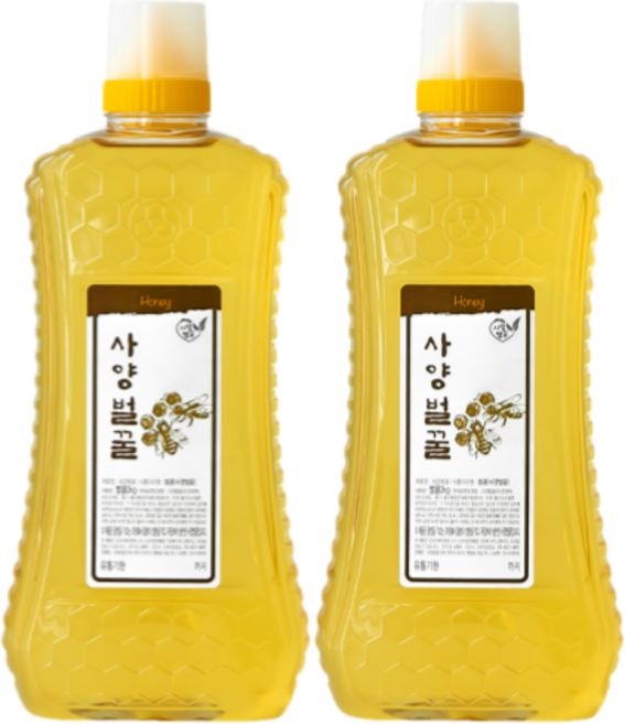 국내산 사양벌꿀 대용량 업소용 사양꿀, 2kg, 2개