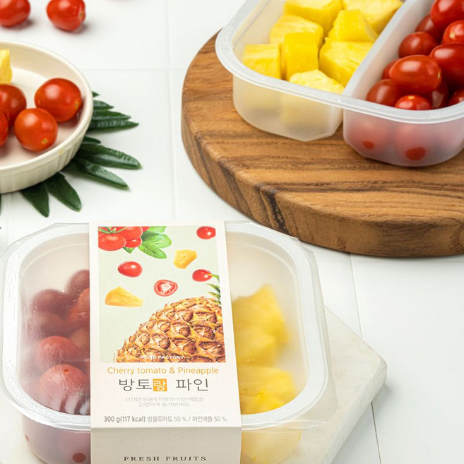 푸드팩토리 방토랑 파인 방울토마토 파인애플, 1개, 300g