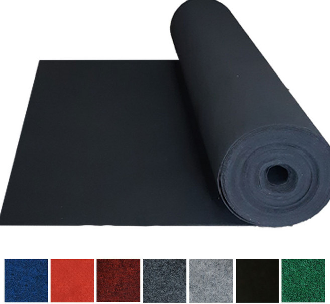 고급 행사용 롤카페트 부직포 국산 레드카펫 레드카페트 파이론텍스 파이텍스, 고정폭180cm X 1m씩 연장 검정색, 1개