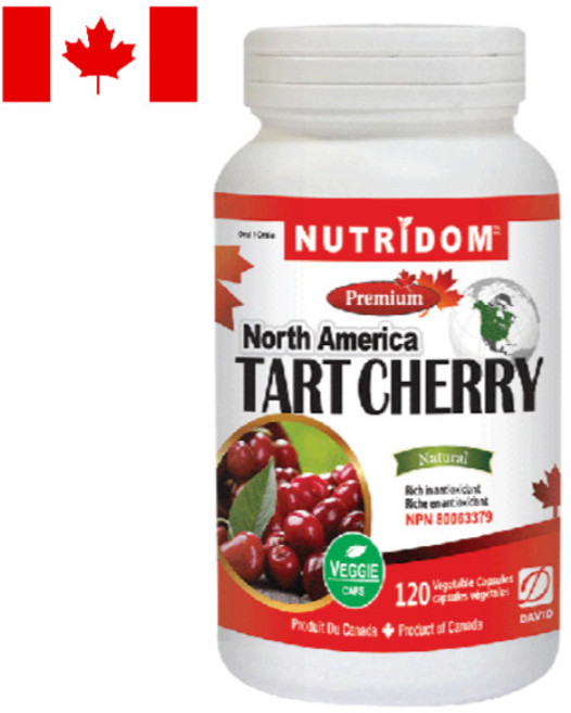 NUTRIDOM 타트 체리 영양제 Tart Cherry 120정, 1개