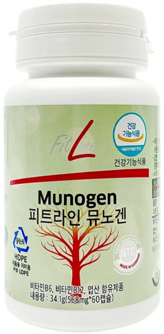 [뮤노겐 프로모션특가] 피엠뮤노겐 독일피엠 독일PM 피엠 뮤노겐 60캡슐 1통+gift, 1개, 60정 - 쿠팡