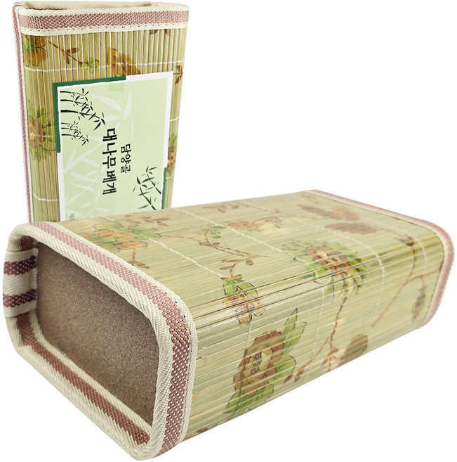 국산 시원한 여름베개 천연 대나무 청대기피 사각베개, 청대기피 사각베개(무늬)