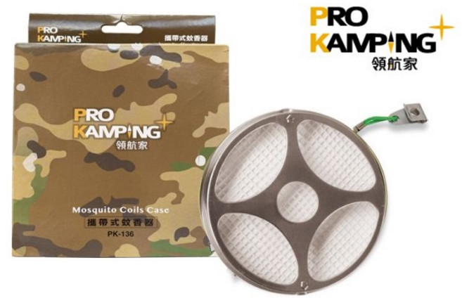 Pro Kamping 領航家 攜帶式蚊香器 PK-136, 灰色