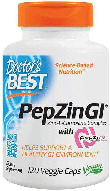 Doctor's BEST 鋅左旋肌肽複合素食膠囊, 120顆, 1罐