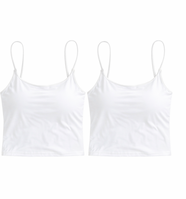 스테이유 캡내장 튜브탑 브라 끈 나시 일체형 브라탑 1+1