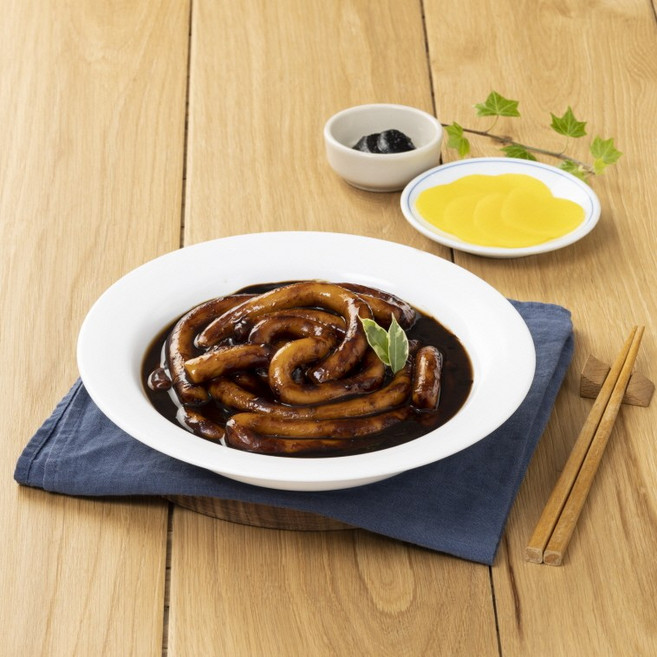 오늘바로떡볶이 롱누들떡볶이 핫짜장 당일생산 2인분, 600g, 1개