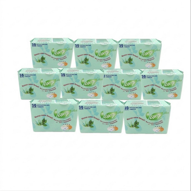 UFT 蘆薈護墊 30入, 10個, 30片, 一般