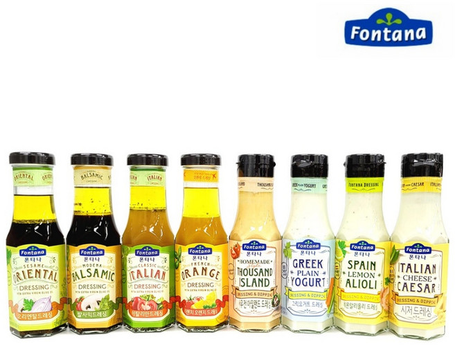 로한스 폰타나 다양한드레싱소스 이탈리안 샐러드소스, 오리엔탈드레싱270g, 1개, 270g