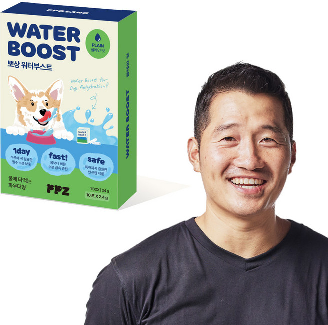 강형욱 추천 퍼피즈 강아지 음수량 음료 뽀상 워터부스트 (10포), 1박스, 24g, 플레인