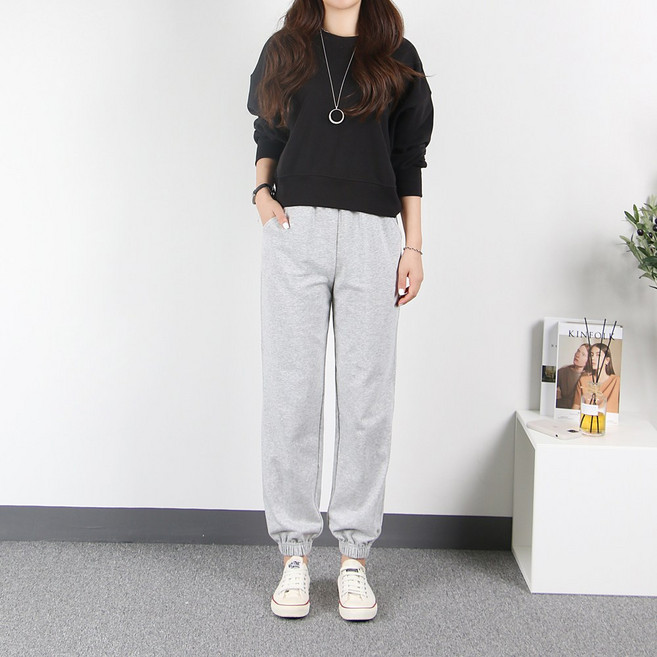핏 예쁜 드리프 기모조거밴딩팬츠 S~3XL 빅사이즈 여성의류