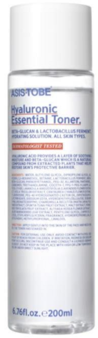 애즈이즈투비 히아루로닉 에센셜 토너, 200ml, 1개
