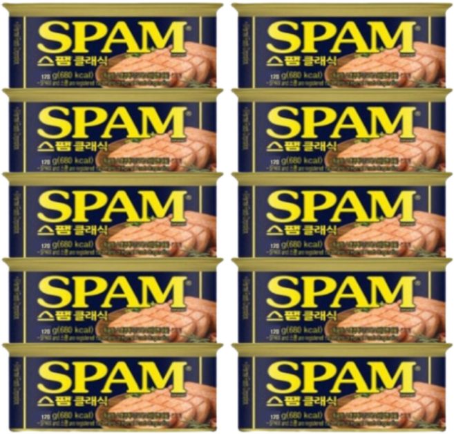 스팸 클래식, 120g, 10개