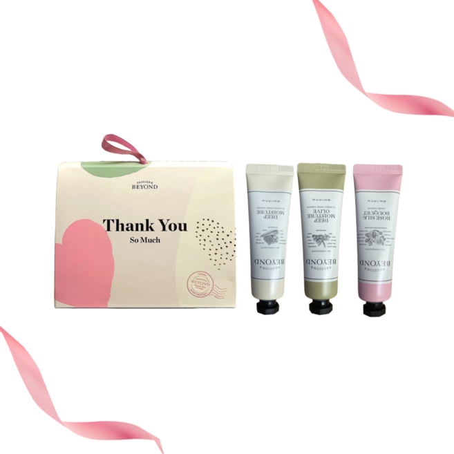 비욘드 클래식 핸드크림 3종 기프트 세트, 90ml, 1개