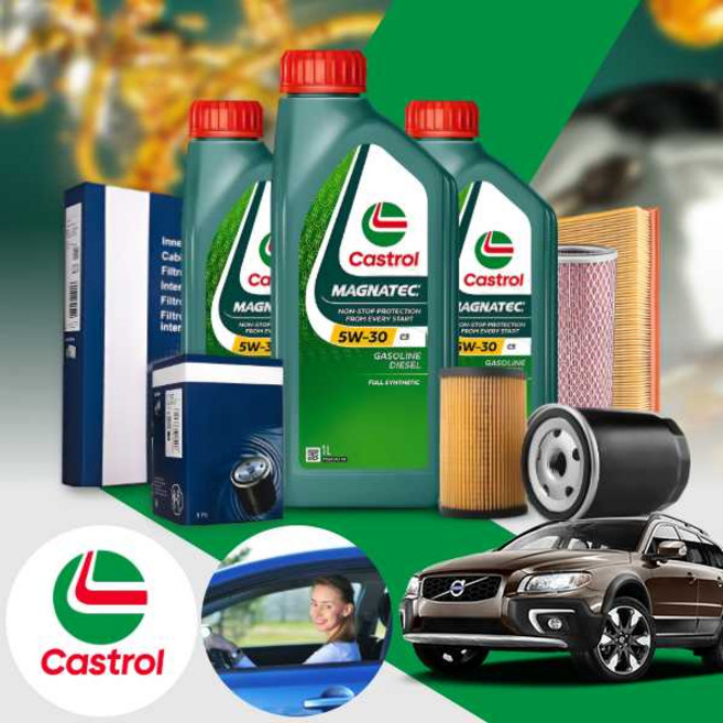 볼보 XC70 2.0 디젤 엔진오일세트 캐스트롤 마그네틱 5W30