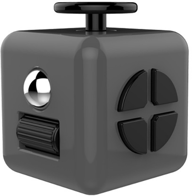 포켓윙즈 업그레이드형 멀티 피젯큐브 키덜트 토이, 1개, 차콜