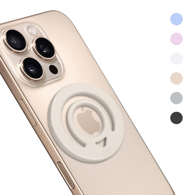 ArmorPro 아머프로 소프트 젤리 양면 맥세이프 링 홀더 스마트링, 1개, 골드